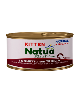 Natua KITTEN Tuna & Red Mullet in Jelly - филенца риба тон и червен кефал в желе - 85г