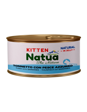Natua KITTEN Tuna & Sardines in Jelly - филенца риба тон и сардини в желе - 85г