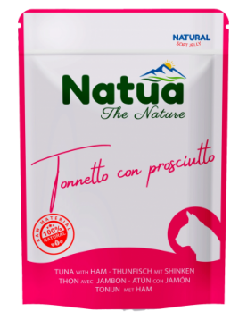 Natua Tuna & Ham in Jelly - 70г филенца риба тон и шунка в желе, в пауч