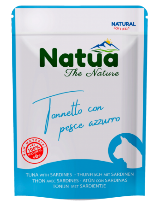 Natua Fruit Tuna & Kiwi - филенца риба тон, с добавка на киви - 85г Natua Fruit Tuna & Kiwi - филенца риба тон, с добавка на киви - 85г - Консервирани храни