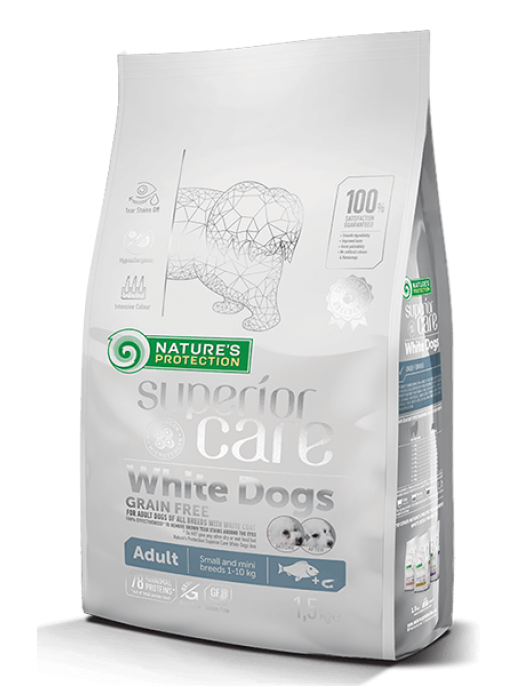 Nature`s Protection White Small Breed Junior Fish Сухи храни