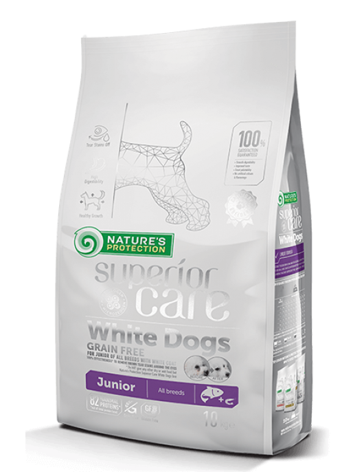 Nature`s Protection White Small Breed Junior Fish Сухи храни