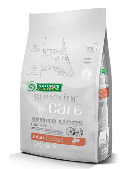 Nature`s Protection White Small Breed Junior Fish Сухи храни