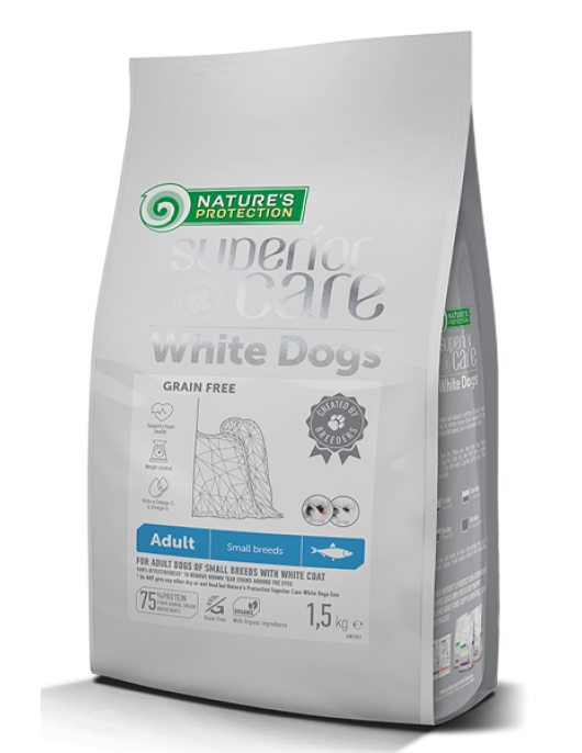 Nature`s Protection White Small Breed Junior Fish Сухи храни