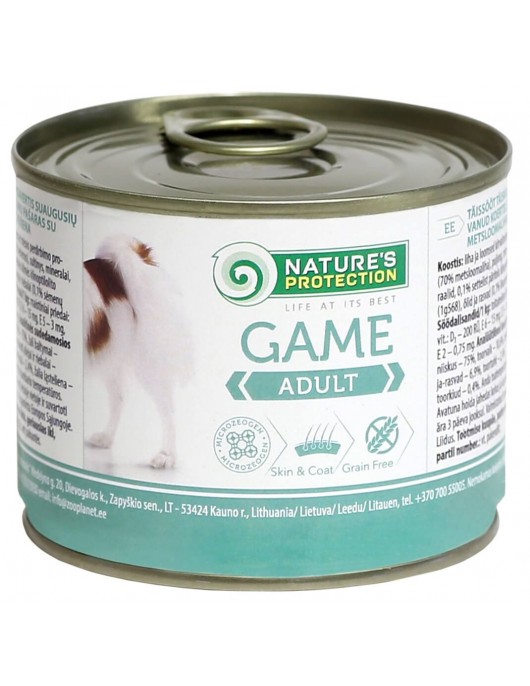 Nature`s Protection Adult Game 200g - Консервирани храни