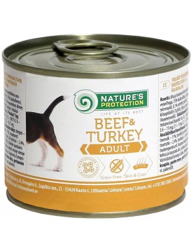 Nature`s Protection Adult Beef & Turkey 200g