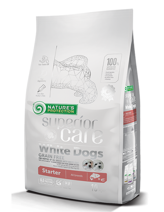 Nature`s Protection White Small Breed Junior Fish Сухи храни