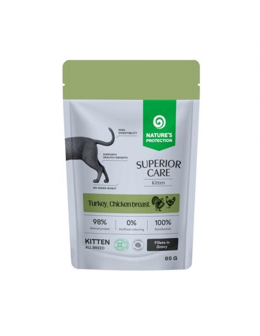 Пауч за котки - Nature`s Protection Prime - 85г Пауч за котки - Nature`s Protection Prime - 85г - Консервирани храни