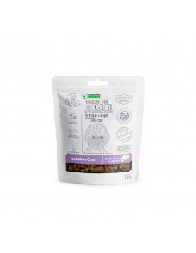 Лакомство за кучета с бяла козина Nature's Protection JUNIOR Sensitive Care 