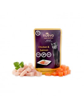 Пауч Nuevo Cat Adult Chicken & Salmon - 85г