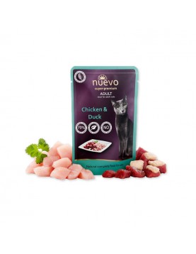Пауч Nuevo Cat Adult Chicken & Duck - 85г