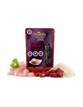 Пауч Nuevo Cat Adult Senior Chicken & Lamb - 85г
