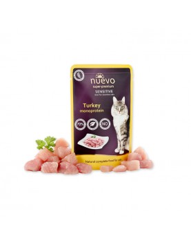 Пауч Nuevo Cat Adult SensitiveTurkey - 85г