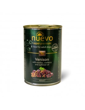 Nuevo Dog Adult Venison, Noodles & Cowberry - 400г