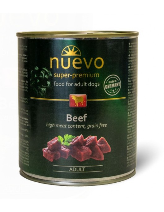 Nuevo Dog Junior Chicken & Beef - 400г - Консервирани храни