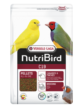 Versele-Laga NutriBird C19 - екструдирана храна за канари и финки, в период на развъждане