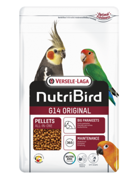 Versele-Laga NutriBird G14 Original - екструдирана поддържаща храна за средни папагали