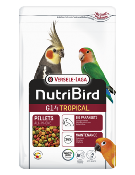 Versele-Laga NutriBird G14 Tropical - екструдирана поддържаща храна за средни папагали