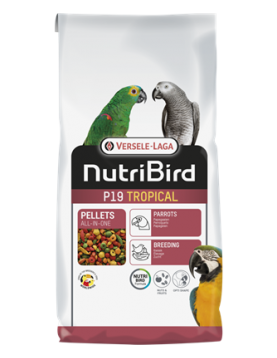 Versele-Laga NutriBird P19 Tropical - екструдирана храна за големи папагали в период на развъждане