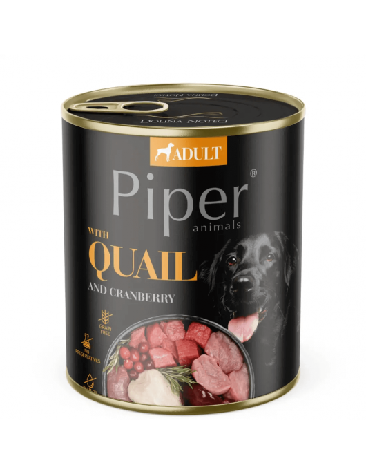 Piper Adult Quail & Cranberry - 800г - Консервирани храни