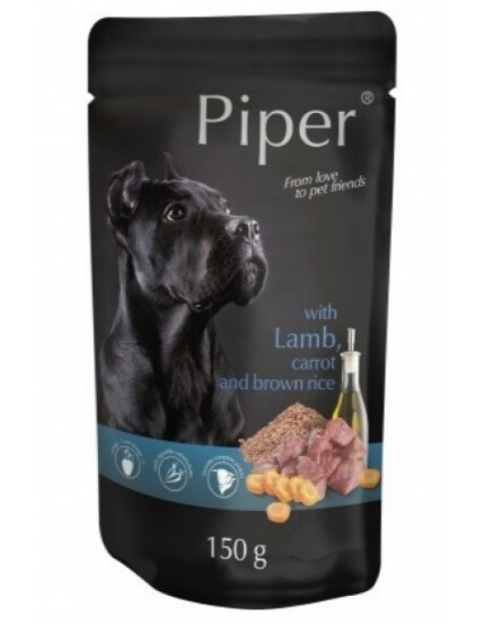 Piper Adult Lamb, Rice & Carrots - 500г в пауч Консервирани храни