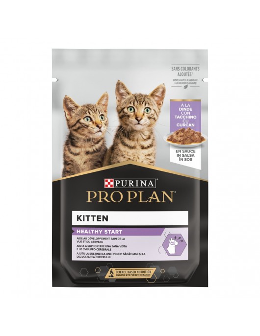 Пауч за котета - Purina Pro Plan Kitten Turkey - 85г. - Консервирани храни
