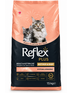 Reflex Plus Cat Mother & Babycat Lamb & Rice - Сухи храни