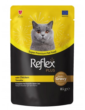Reflex Plus Chicken in gravy ,85г