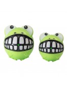 Играчка ROGZ Топка Grinz Frog Жаба - цвят лайм - Играчки за кучета
