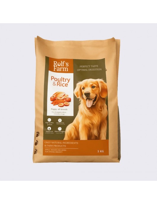 Rolf’s Farm Puppy Poultry&Rice Rolf’s Farm Puppy Poultry&Rice - Сухи храни