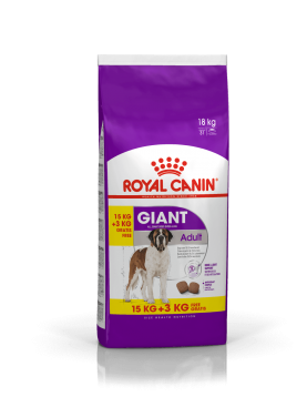 Royal Canin Giant Adult - Промо чувал 15+3кг - Сухи храни
