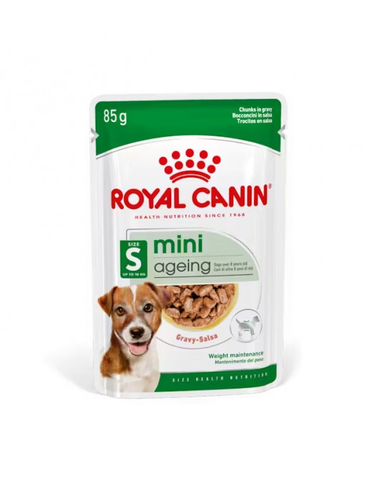 Пауч за кучета Royal Canin Mini Ageing 12+ - Консервирани храни