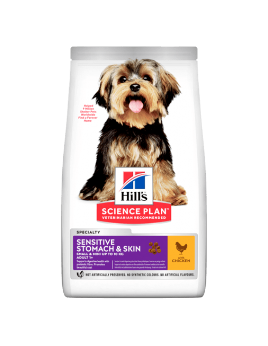 Hill's Science Plan Canine Small & Mini Sensitive Stomach & Skin - Сухи храни