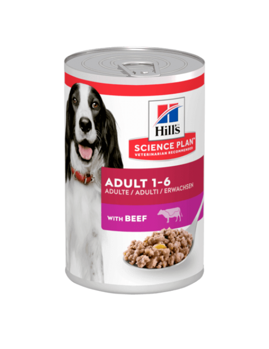 Hill`s Science Plan Canine Adult Beef - консерва 370г - Консервирани храни