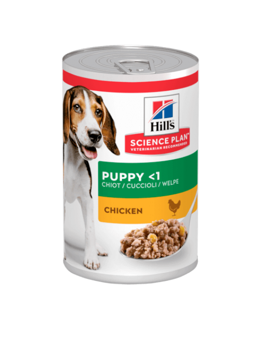 Hill`s Science Plan Canine Puppy Chicken - консерва 370г - Консервирани храни