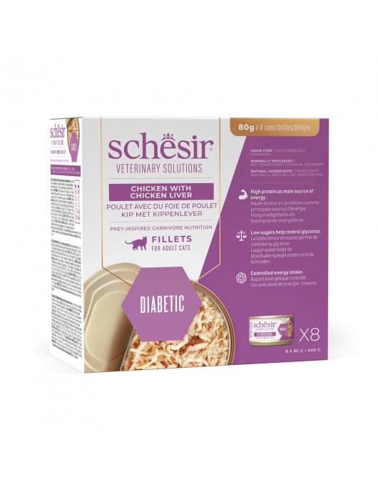 Schesir Cat VET Diabetic - ВЕТЕРИНАРНИ ДИЕТИ