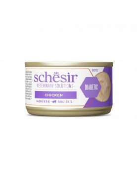 Schesir Cat VET Diabetic Mousse Пиле 8х80гр