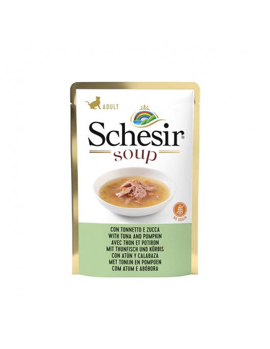 Schesir Cat - супа с риба тон и калмари - 85г - Консервирани храни