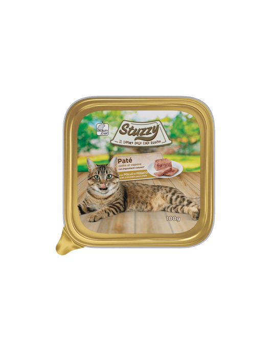 Stuzzi Cat Adult Chicken & Liver Pate - пастет 100г Stuzzi Cat Adult Chicken & Liver Pate - пастет 100г - Консервирани храни