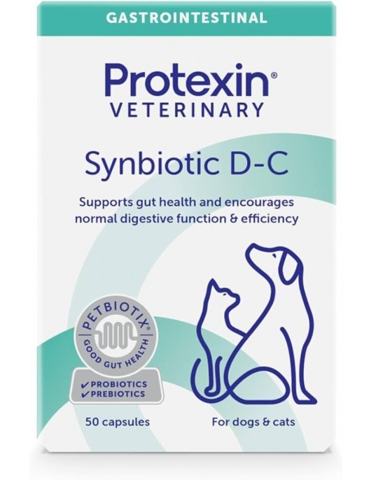 Protexin Synbiotic D-C - 50 капсули ВЕТЕРИНАРНА АПТЕКА Protexin Synbiotic D-C - 50 капсули - ВЕТЕРИНАРНА АПТЕКА