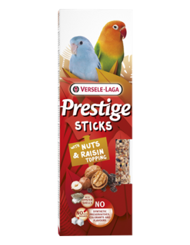 Versele-Laga Stick Prestige Small Parrots Nuts and Raisin topping, 2х30г