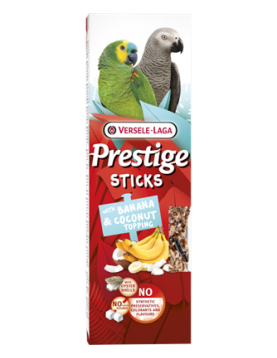 Versele-Laga Stick Prestige Parrots Banana & coconut toppingt, 2х70г