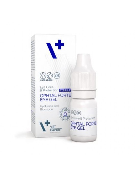 Vet Expert Ophtal Forte Eye Gel - гел капки за очи 7мл - Медицинска козметика