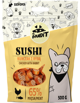 Mr. Bandit Sushi Rabbit & Fish - Лакомства