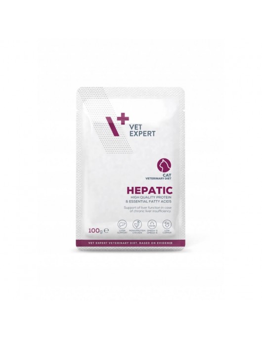 Vet Expert Diet Hepatic Cat - пауч 100г - ВЕТЕРИНАРНИ ДИЕТИ