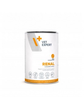 Vet Expert Diet Renal Dog Chicken & Rice - консерва 400г