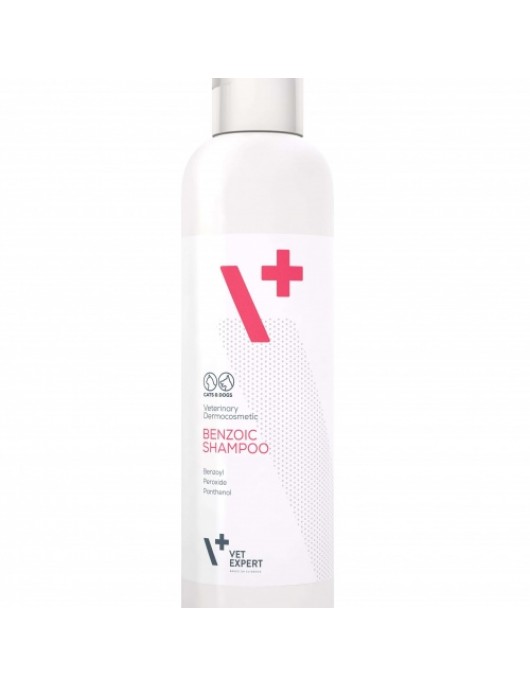 Vet Expert Benzoic Shampoo - Грижа за кожата и козината