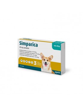 Simparica - вкусни таблетки за кучета от 1.3 до 2.5кг - за профилактика срещу външни паразити - Противопаразитни