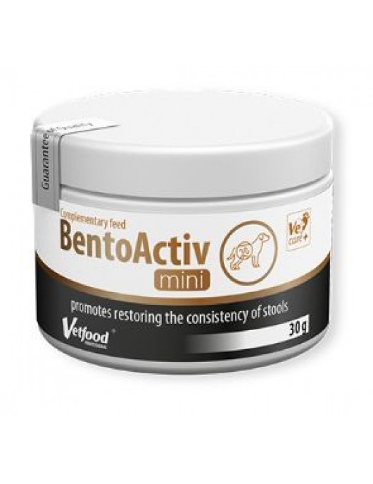 Vetfood BentoActiv - при диария и лошо усвояване, 30 капсули - Хранителни добавки