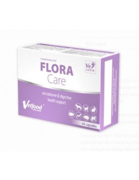 Vetfood Flora Care - хранителна добавка при остра диария, причинена от вируси, бактерии или паразити 